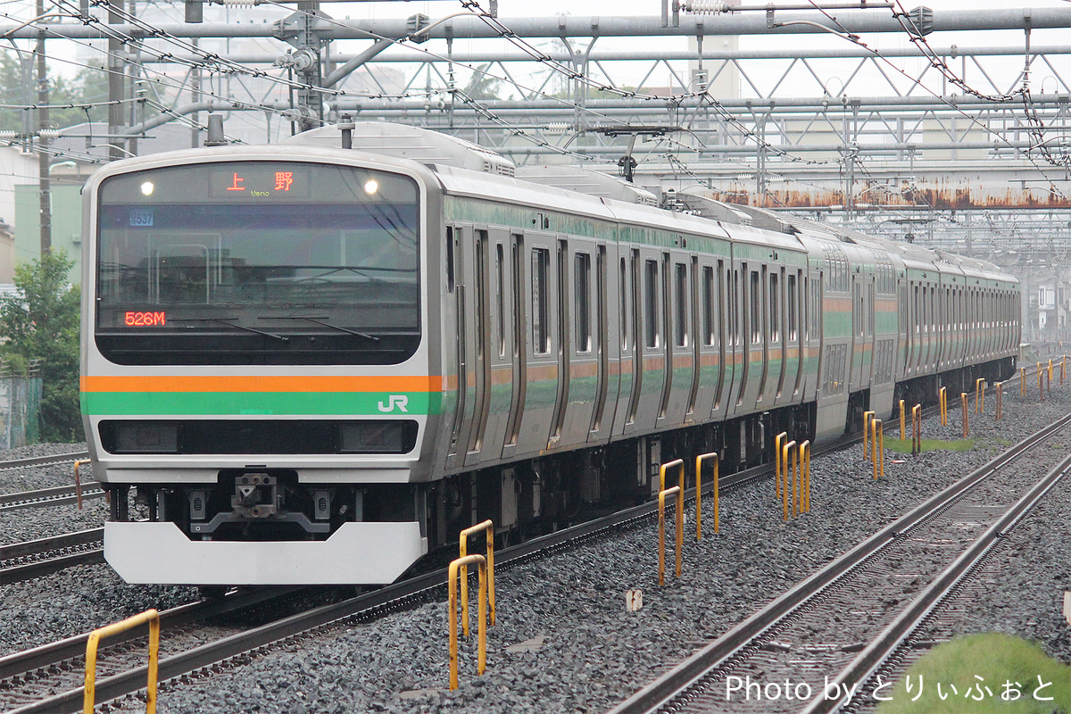 JR東日本  E231系 ヤマU537編成