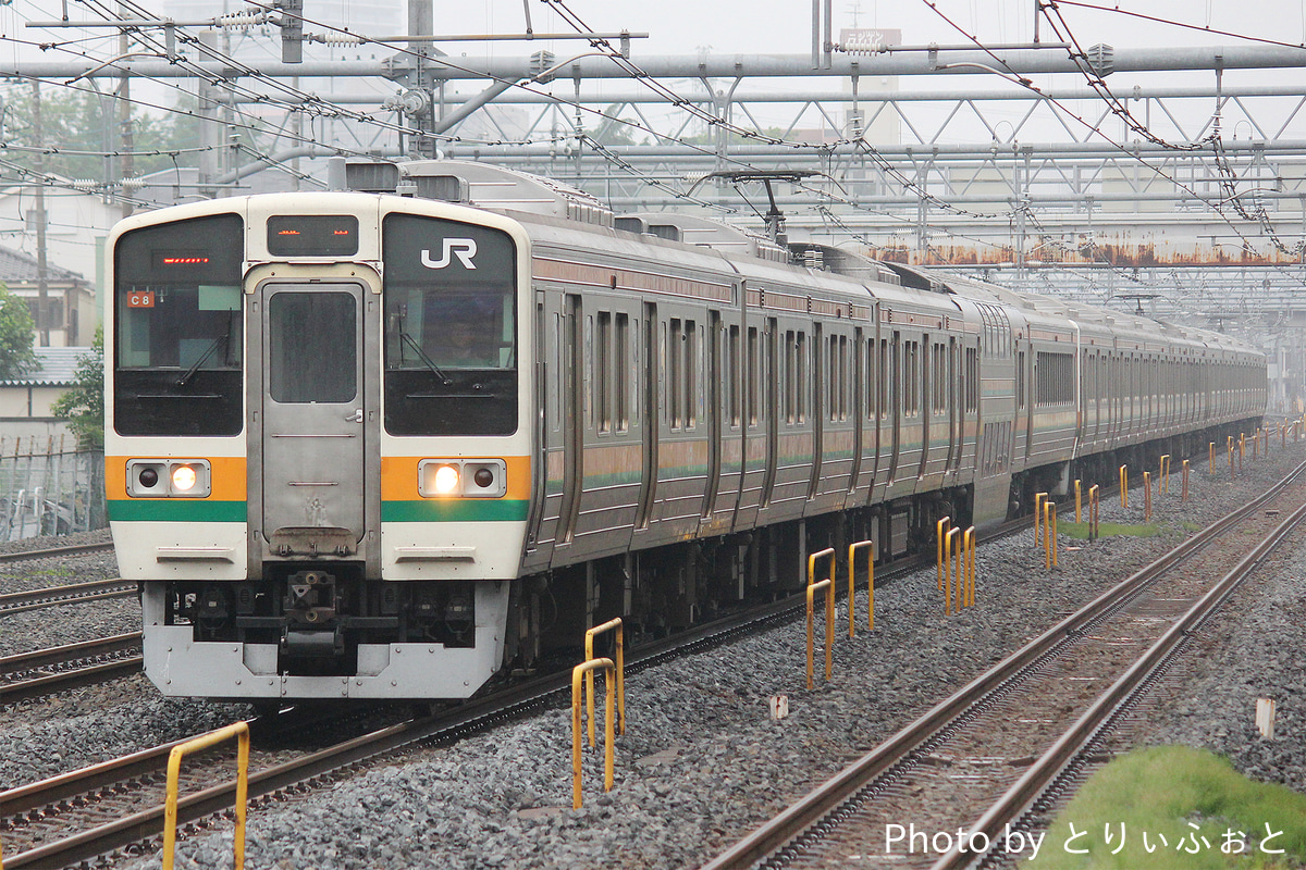 JR東日本  211系 タカC8編成