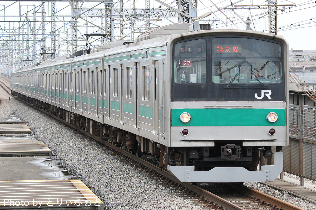 JR東日本  205系 ハエ27編成