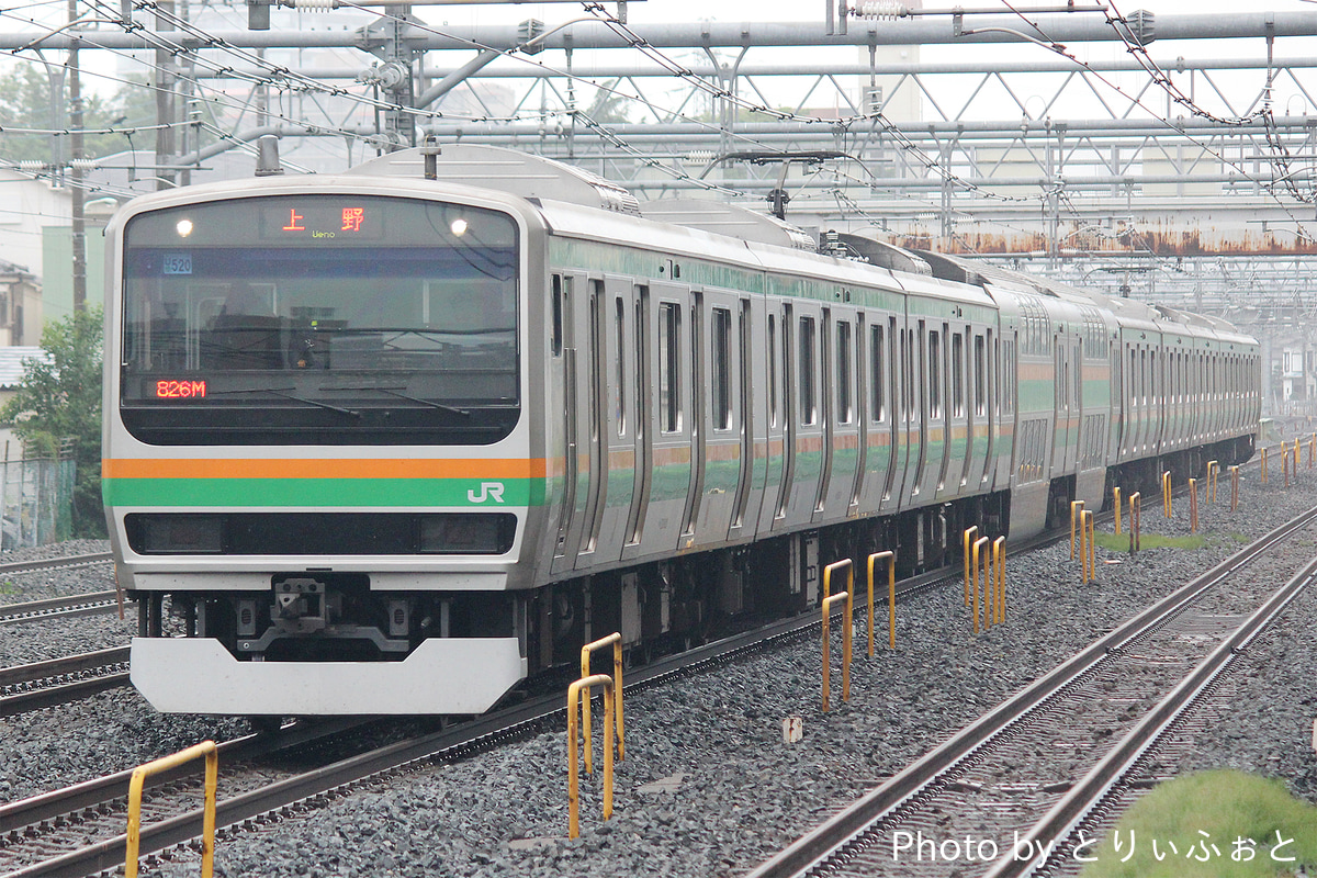 JR東日本  E231系 ヤマU520編成