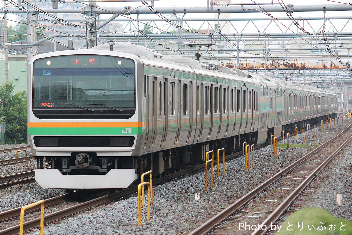 JR東日本  E231系 ヤマU538編成