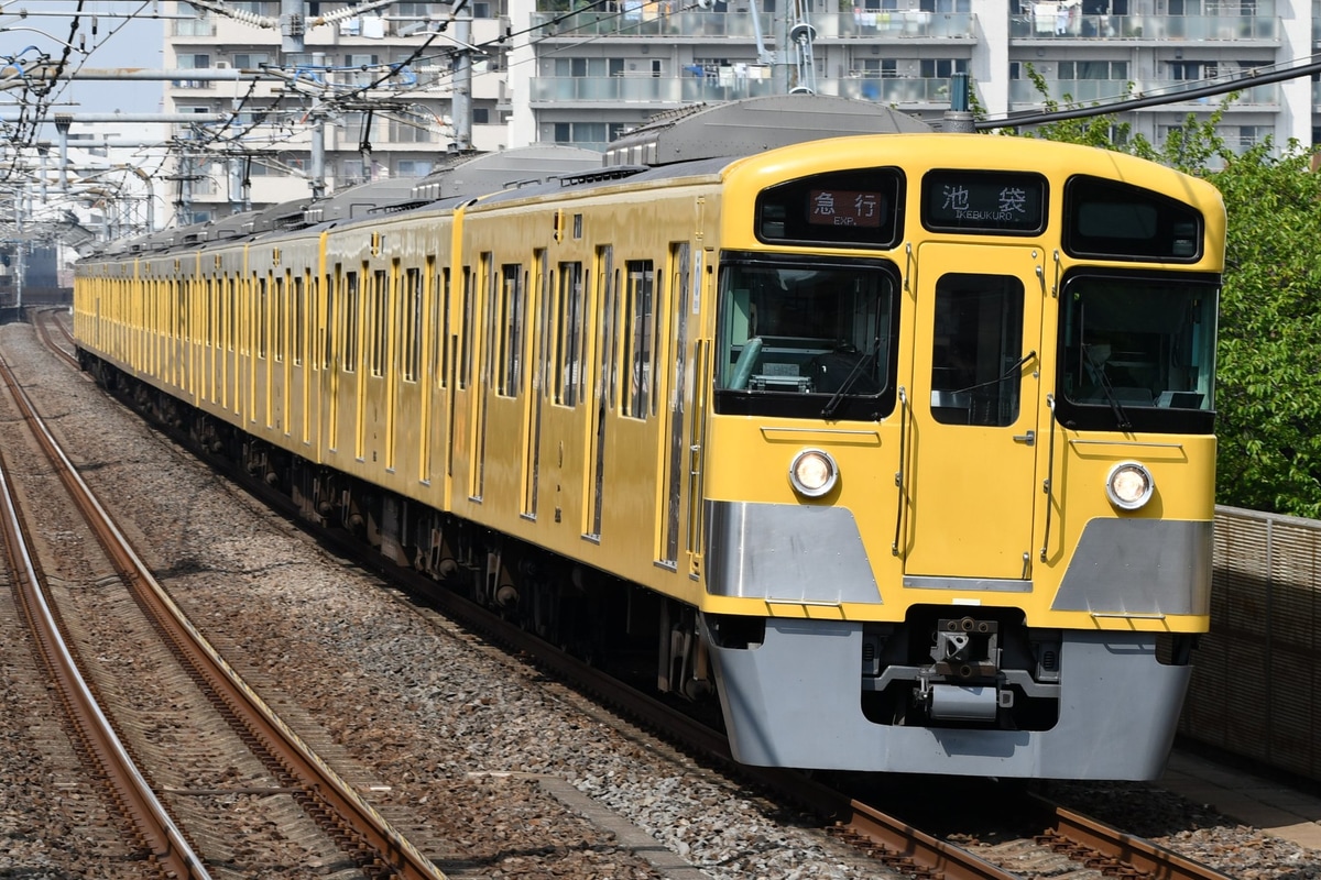 西武鉄道 武蔵丘車両基地 新2000系 2095F