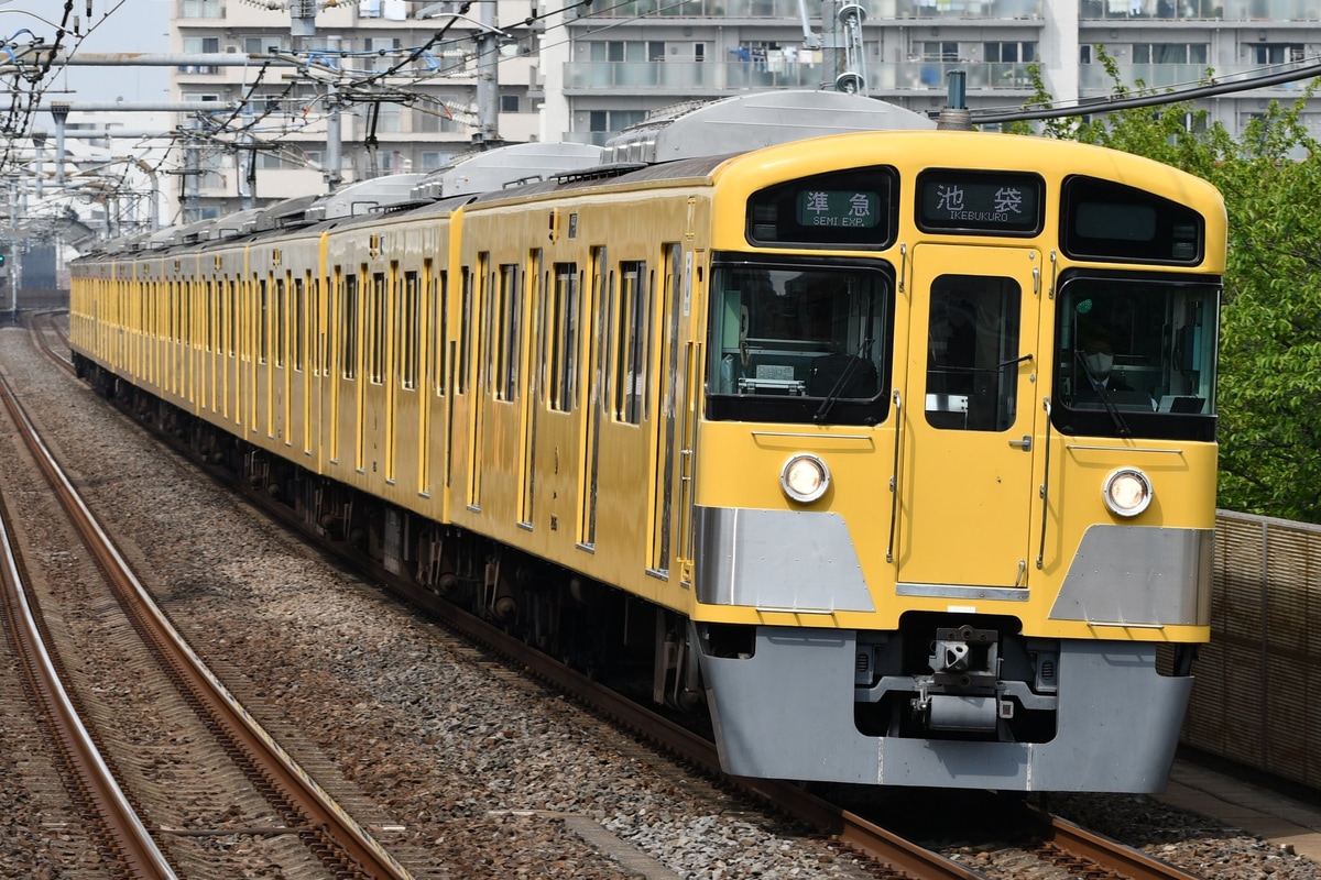 西武鉄道 武蔵丘車両基地 新2000系 2085F