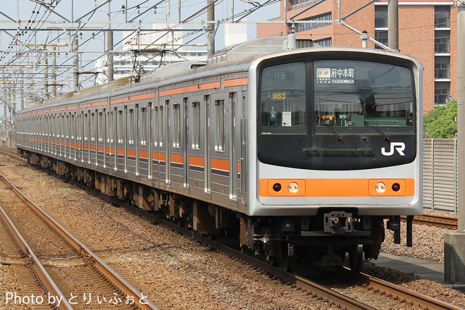 205系ケヨM63編成を新浦安駅で撮影した写真