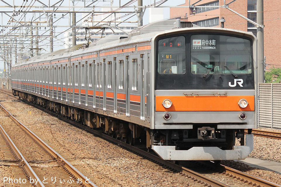 JR東205系センM1編成<br class="br-sp" />(M1編成)の写真