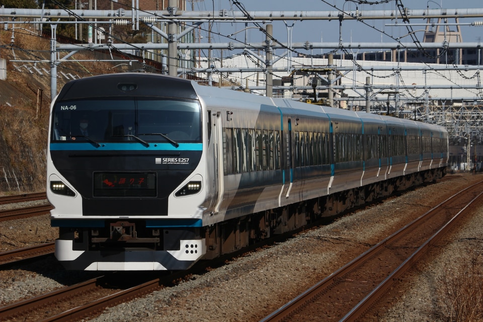 JR東E257系オオNA-06編成<br class="br-sp" />(オオNA-06)(NA06編成)(NA-06編成)の写真
