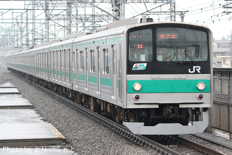 JR東205系ハエ22編成<br class="br-sp" />(川22編成)(カワ22編成)の写真