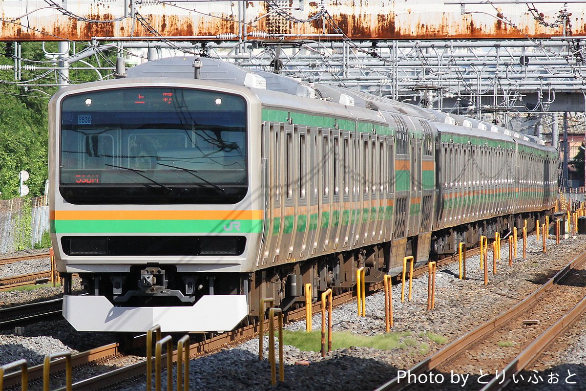 JR東日本 小山車両センター E231系 ヤマU539編成