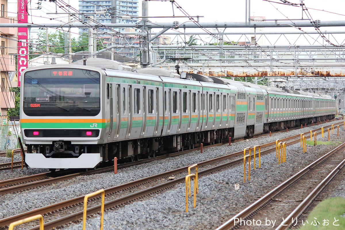 JR東日本 小山車両センター E231系 ヤマU513編成