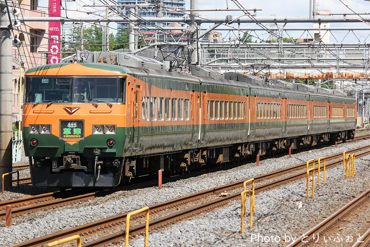 JR東日本 大宮総合車両センター東大宮センター 185系 OM03編成