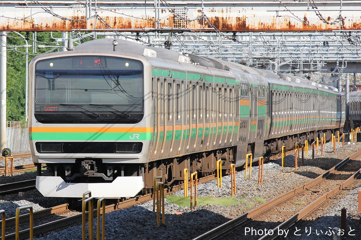 JR東日本 小山車両センター E231系 ヤマU529編成