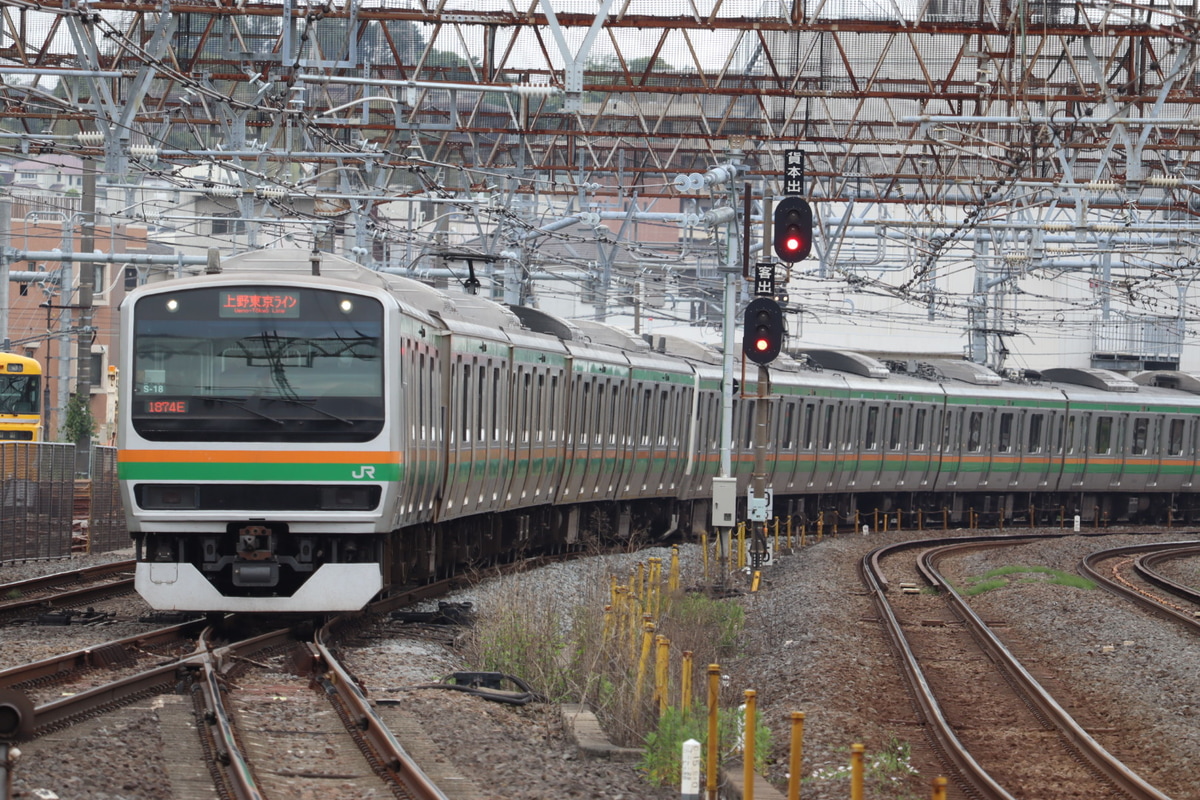 JR東日本 国府津車両センター E231系 コツS-18編成