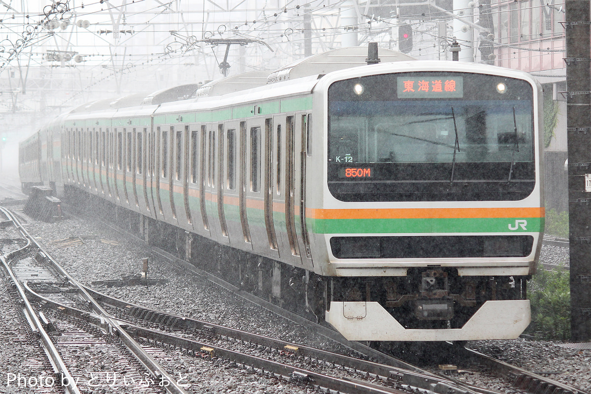 JR東日本 国府津車両センター E231系 コツK-12編成