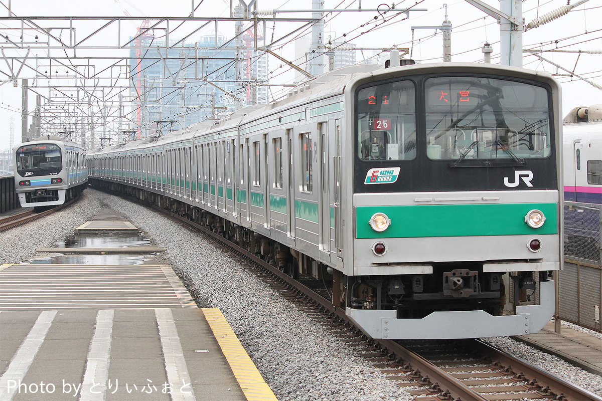 JR東日本 川越車両センター 205系 ハエ25編成