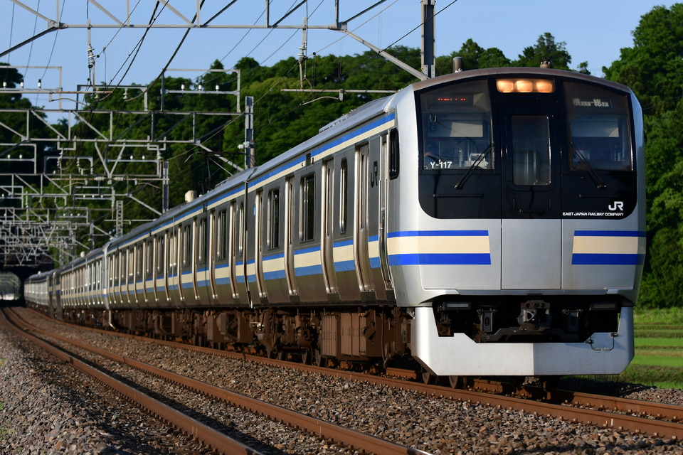JR東E217系クラY-117編成<br class="br-sp" />(Y-117編成)(Y117編成)の写真