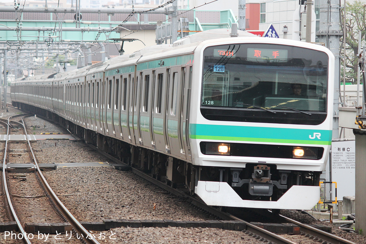JR東日本 松戸車両センター E231系 マト128編成