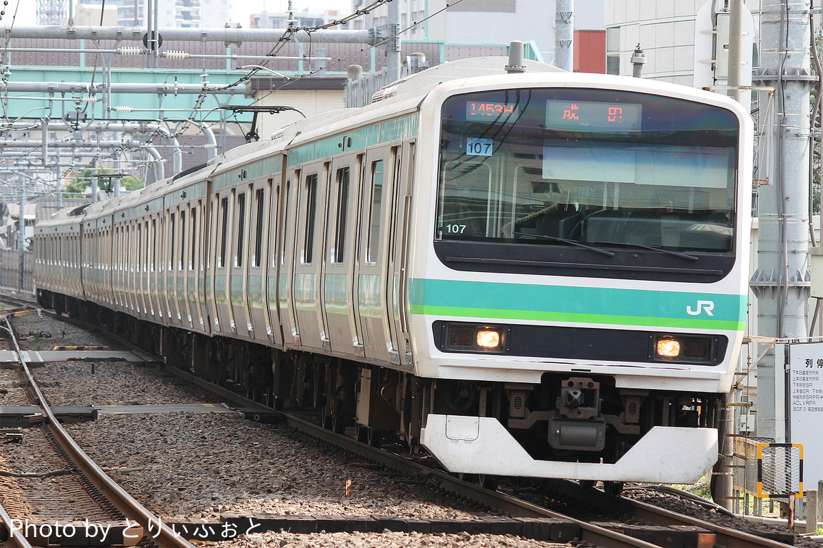 JR東日本 松戸車両センター E231系 マト107編成