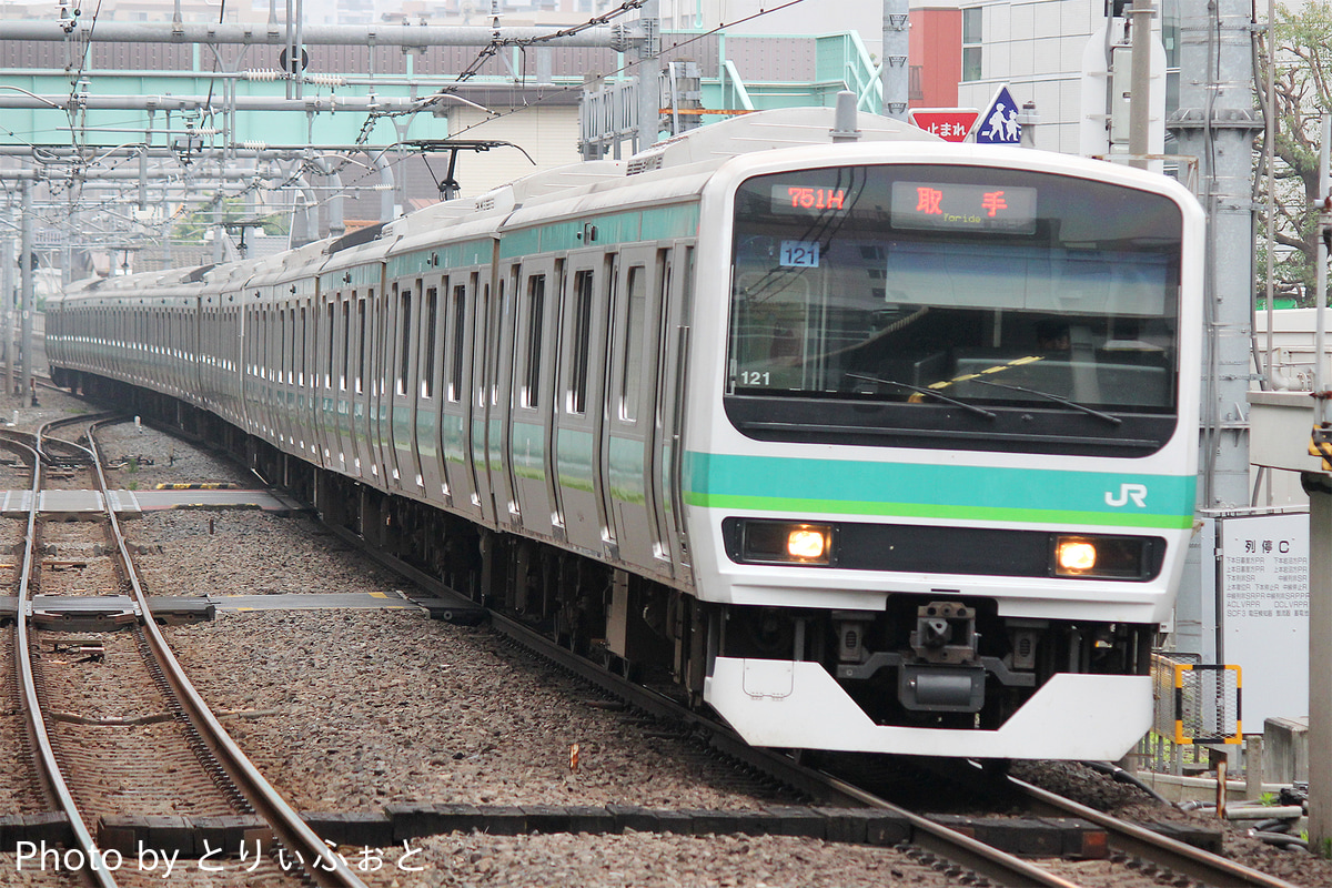 JR東日本 松戸車両センター E231系 マト121編成