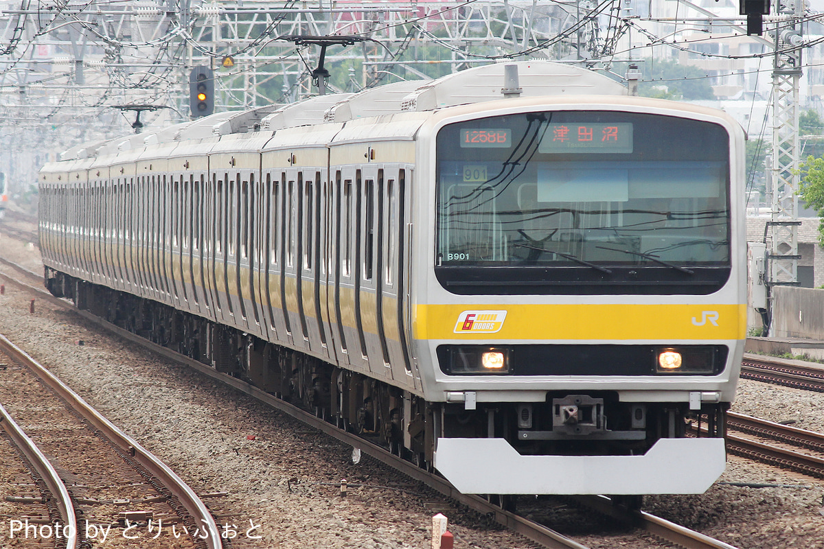 JR東日本 三鷹車両センター E231系 ミツB901編成