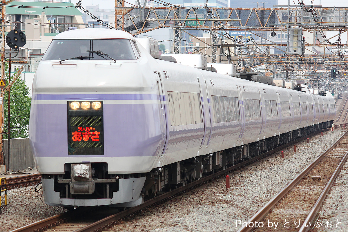 JR東日本 松本車両センター E351系 モトS3編成