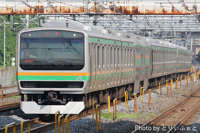 小山車両センターE231系ヤマU537編成を西川口駅で撮影した写真