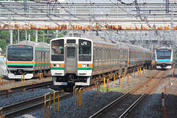 JR東日本 高崎車両センター 211系 タカC15編成