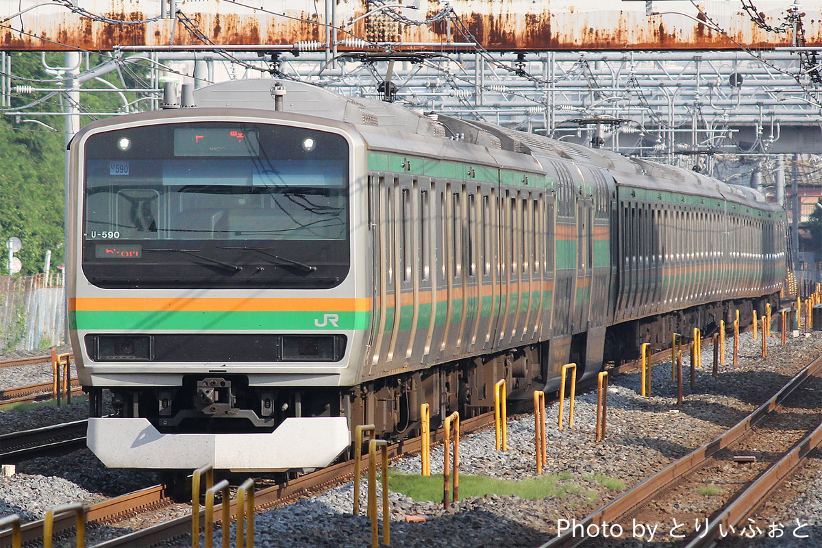 JR東日本 小山車両センター E231系 ヤマU590編成