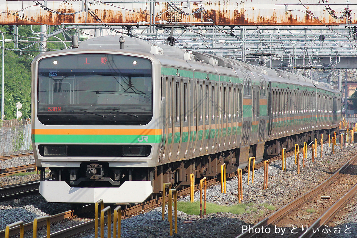 JR東日本 小山車両センター E231系 ヤマU532編成