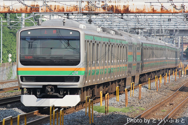 小山車両センターE231系ヤマU532編成を西川口駅で撮影した写真