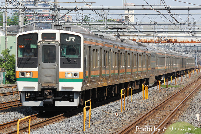 高崎車両センター211系タカC9編成を西川口駅で撮影した写真