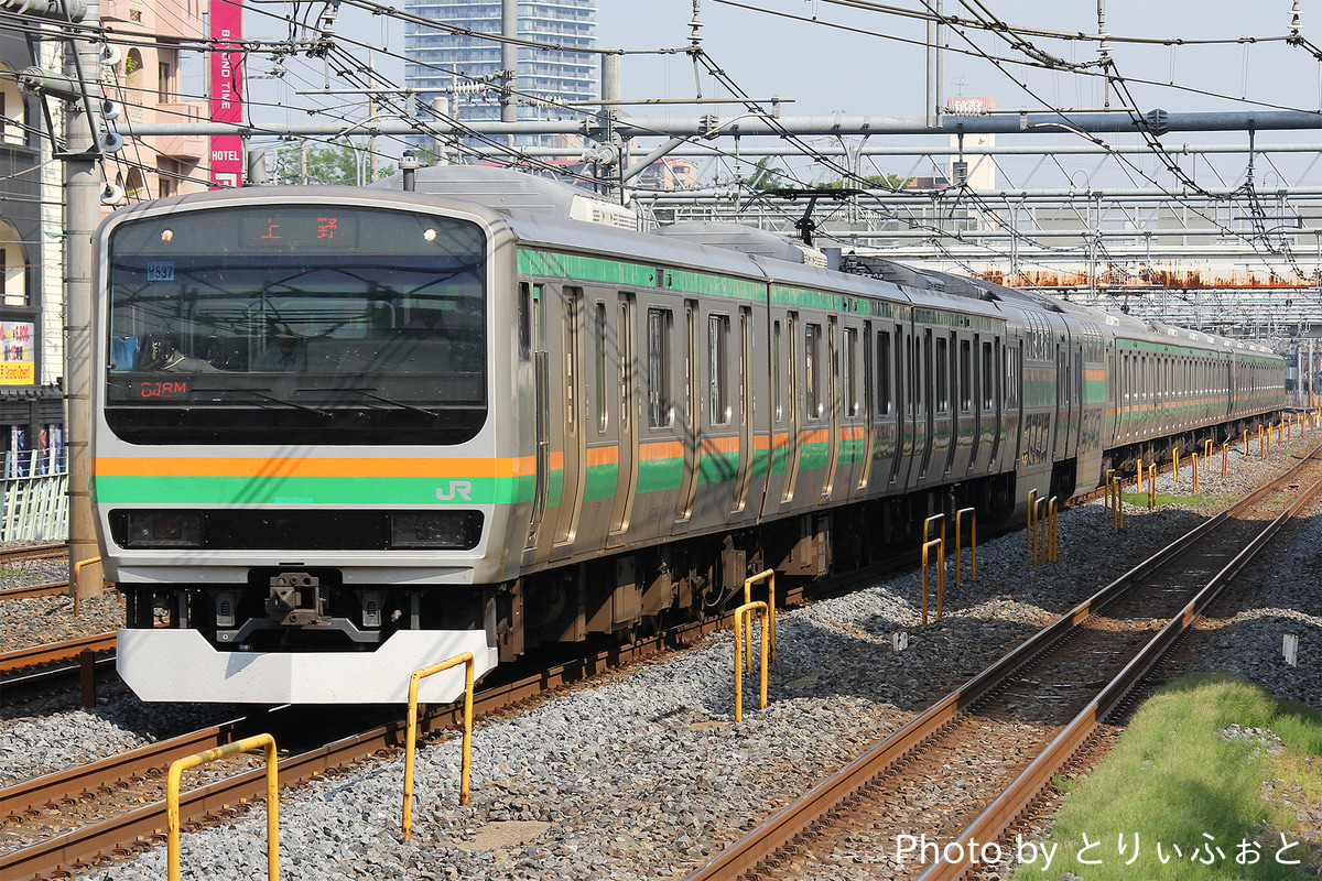 JR東日本 小山車両センター E231系 ヤマU537編成