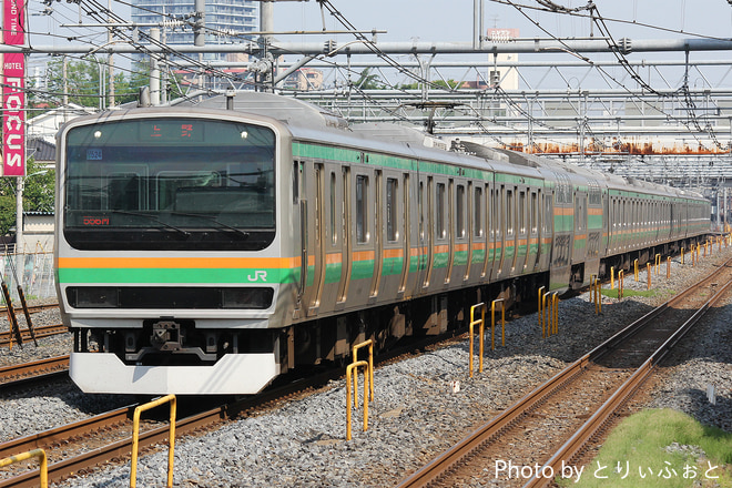 小山車両センターE231系ヤマU524編成を西川口駅で撮影した写真