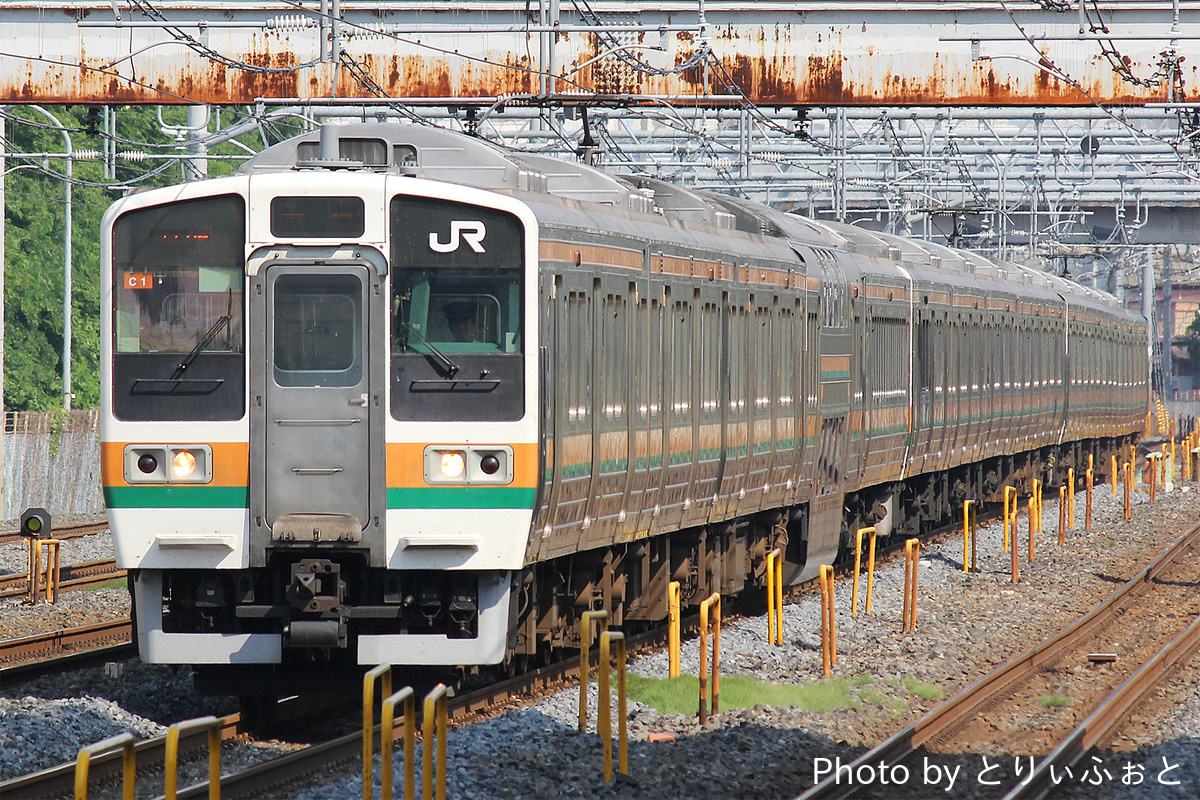 JR東日本 高崎車両センター 211系 タカC1編成