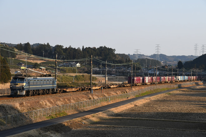 EF66形EF66-27を菊川～金谷間で撮影した写真