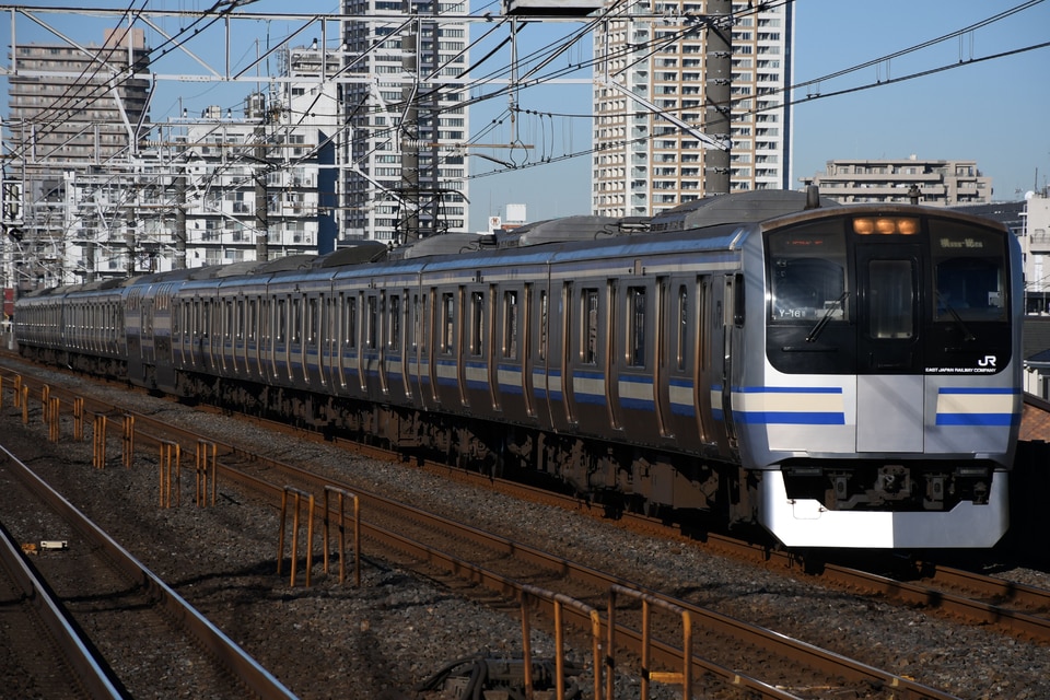 JR東E217系クラY-16編成<br class="br-sp" />(Y-16編成)(Y16編成)の写真