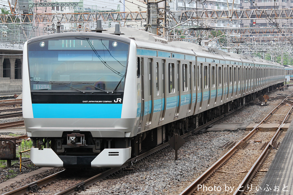 JR東E233系サイ162編成<br class="br-sp" />(ウラ162編成)の写真