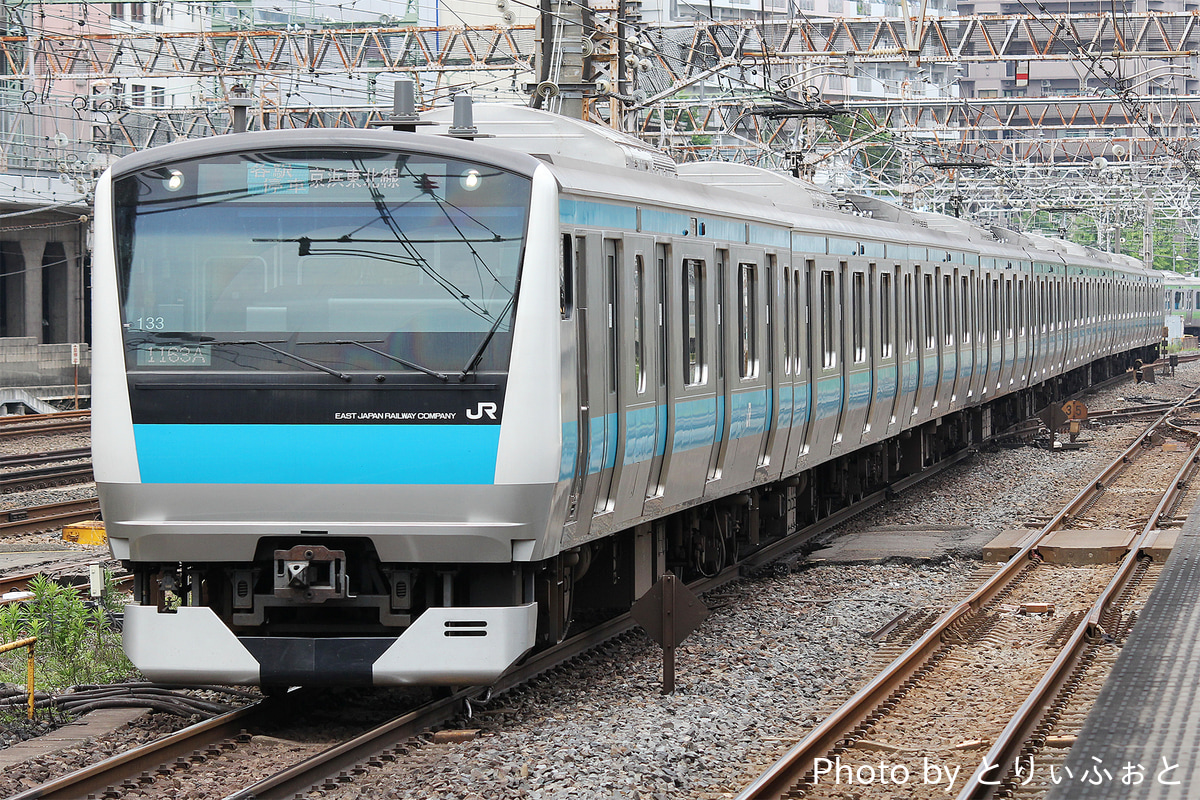 JR東日本 浦和電車区 E233系 ウラ133編成