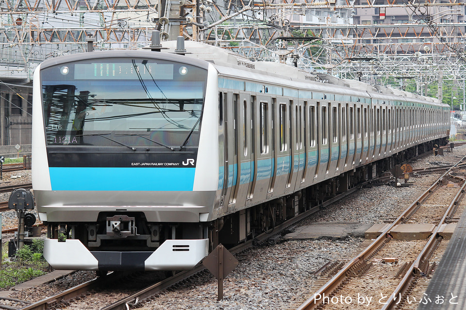 JR東E233系サイ116編成<br class="br-sp" />(ウラ116編成)の写真