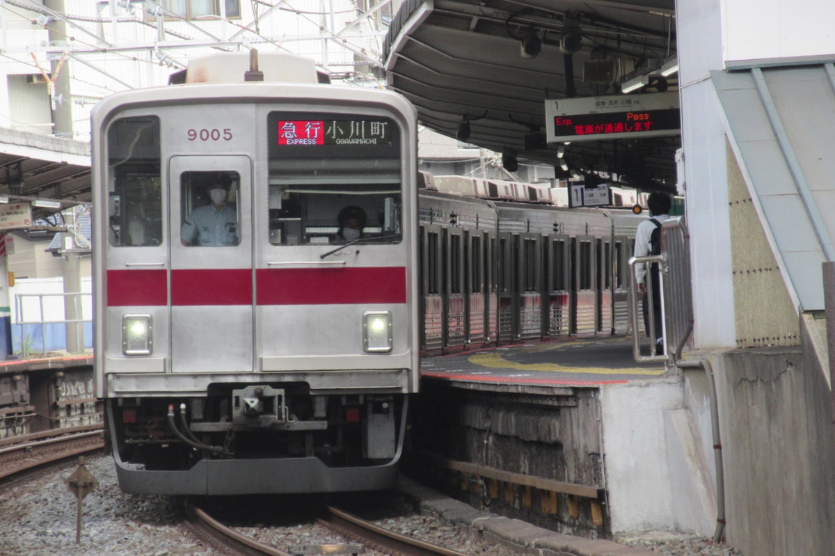 東武鉄道 森林公園検修区 9000系 9105F