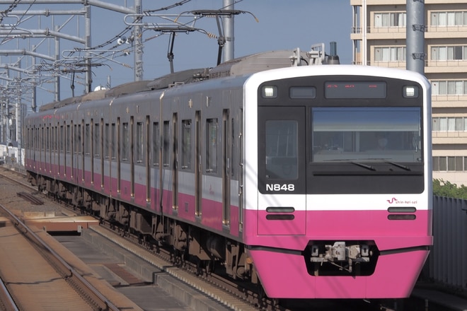 くぬぎ山車両基地N800形N848編成を北初富駅で撮影した写真