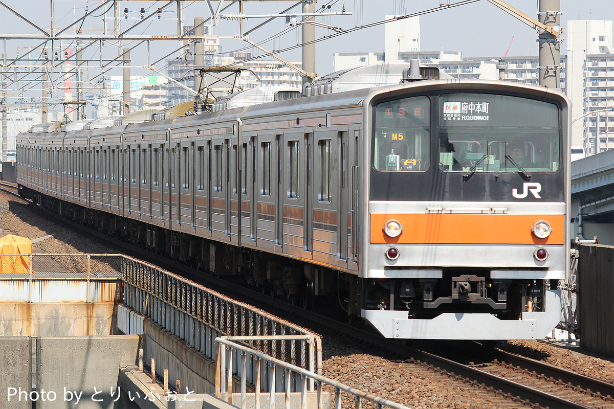 JR東日本 京葉車両センター 205系 ケヨM5編成