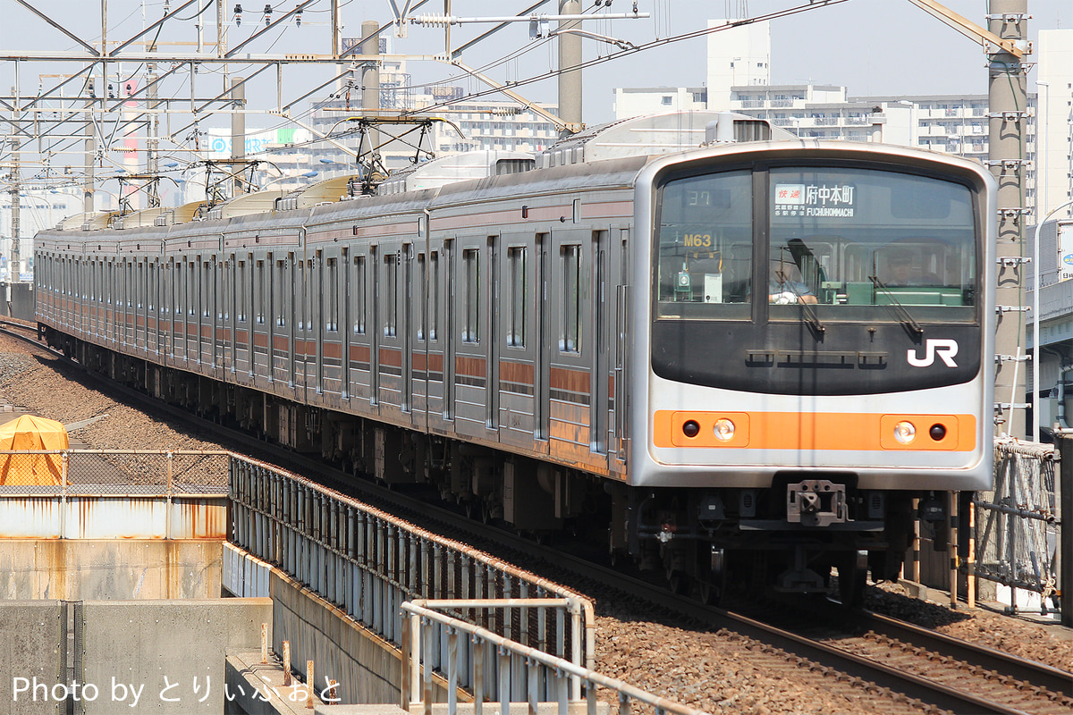 JR東日本 京葉車両センター 209系 ケヨM63編成