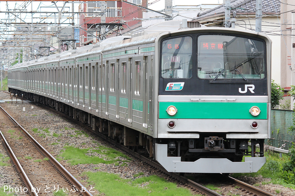 JR東205系ハエ11編成<br class="br-sp" />(川11編成)(カワ11編成)の写真