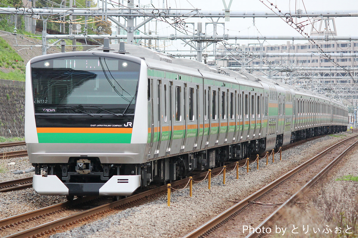 JR東日本 田町車両センター E233系 チタNT12編成