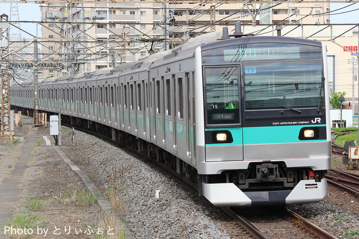 JR東日本 松戸車両センター E233系 マト15編成