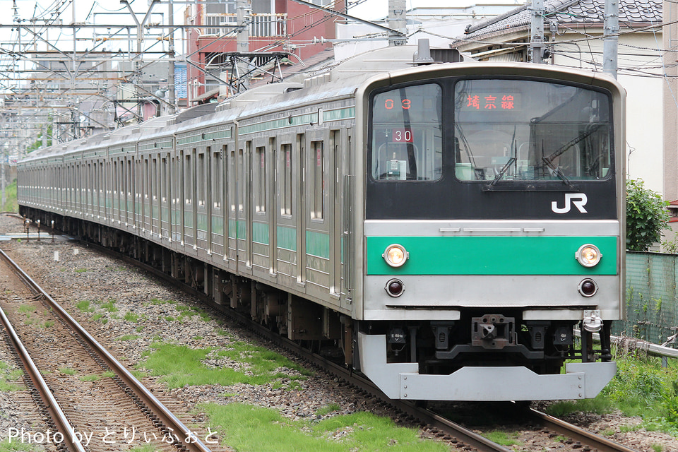 JR東205系ハエ30編成<br class="br-sp" />(川30編成)(カワ30編成)の写真