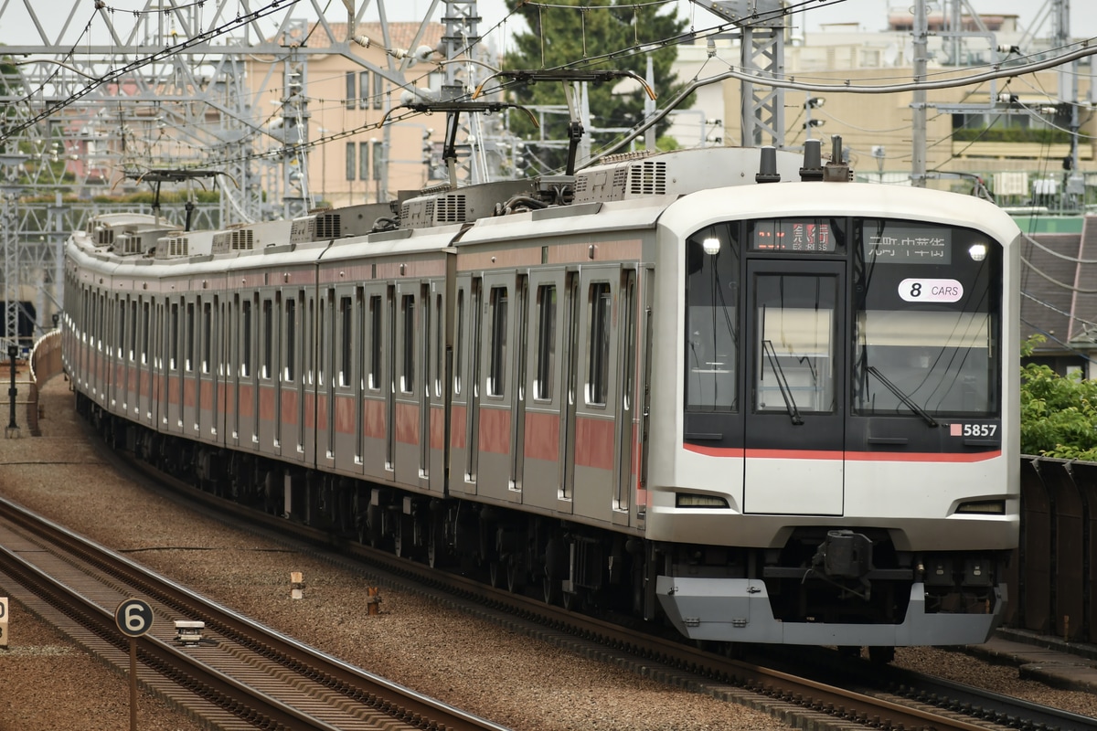 東急電鉄 元住吉検車区 5050系 5157F