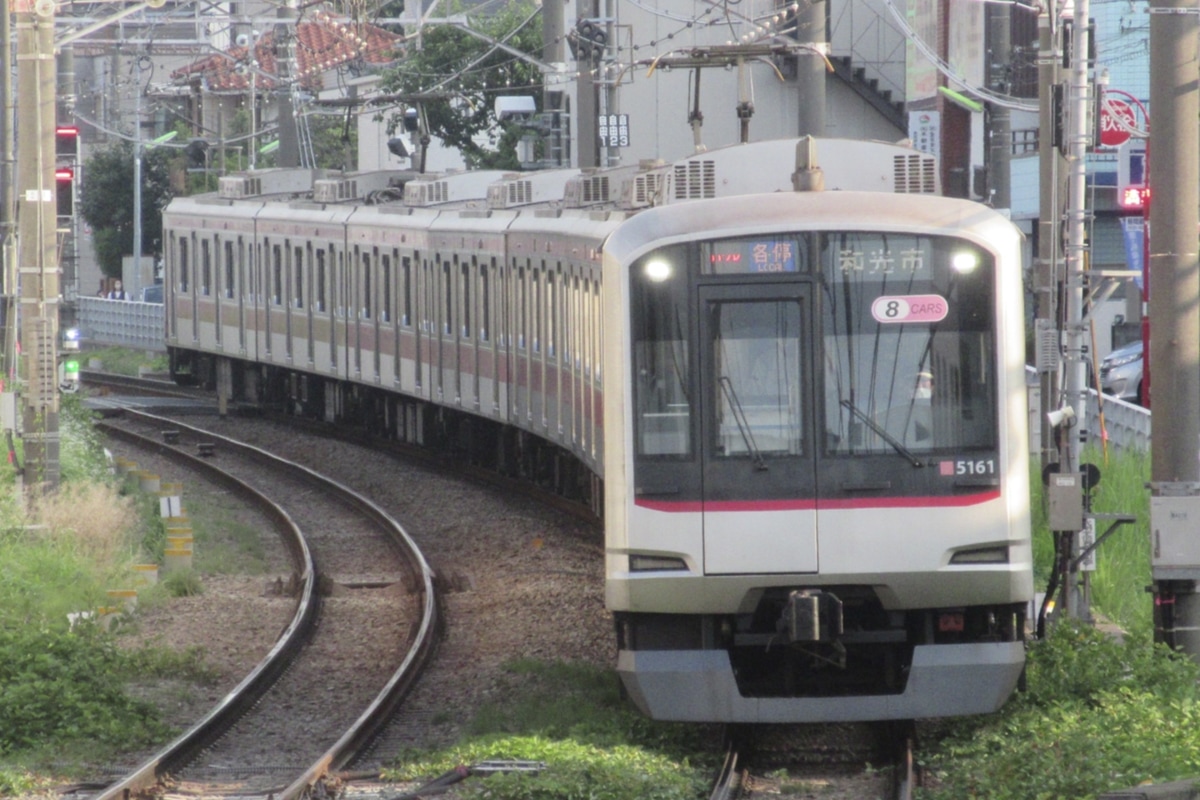 東急電鉄 元住吉検車区 5050系 5161F