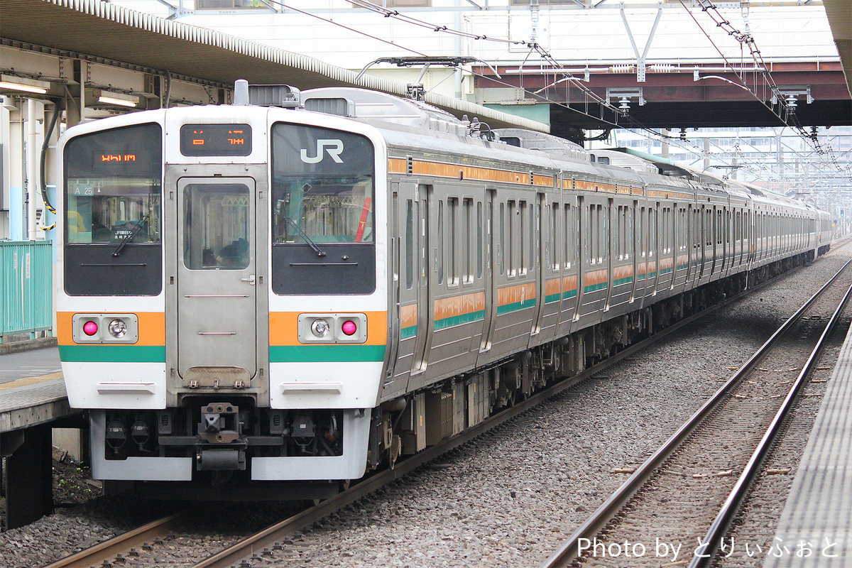 JR東日本 高崎車両センター 211系 タカA25編成