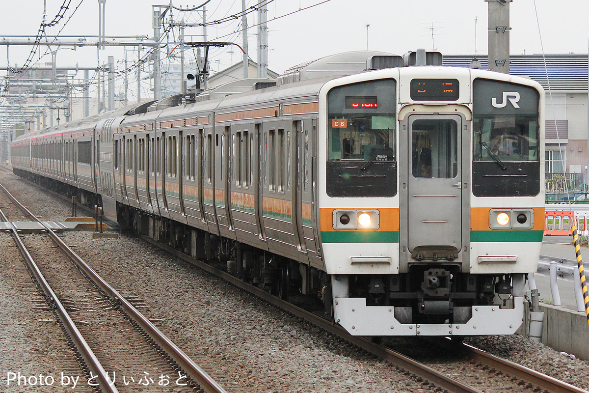 JR東日本 高崎車両センター 211系 タカC6編成